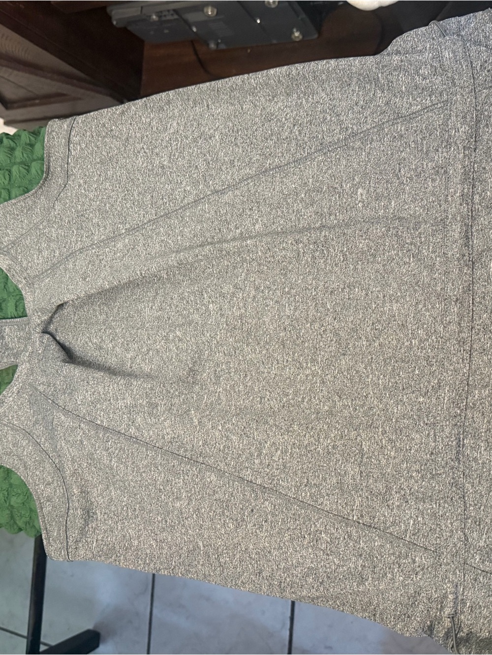 Women's Gray Sleeveless Knit Top